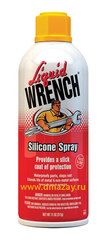 Силиконовая смазка Liquid Wrench Silicone Sprаy для смазки трущихся поверхностей аэрозоль 311 мл М914